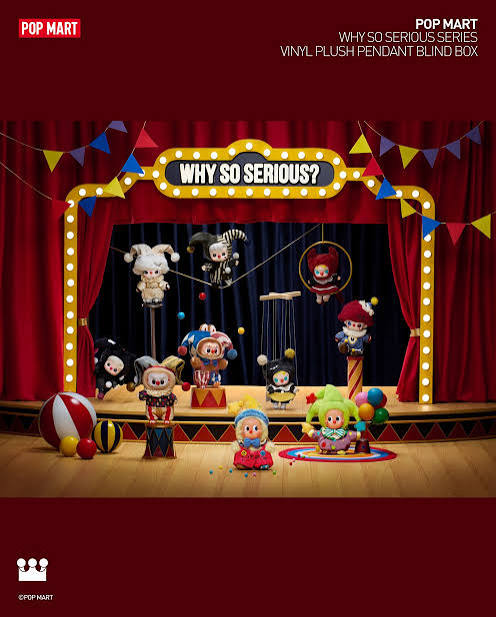 WHY SO SERIOUS plush pendant