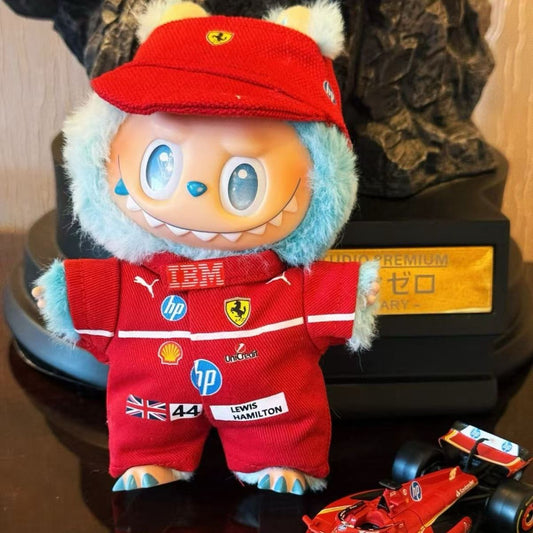Car Racer Labubu Outfit