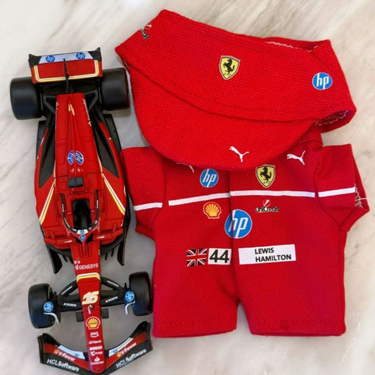 Car Racer Labubu Outfit