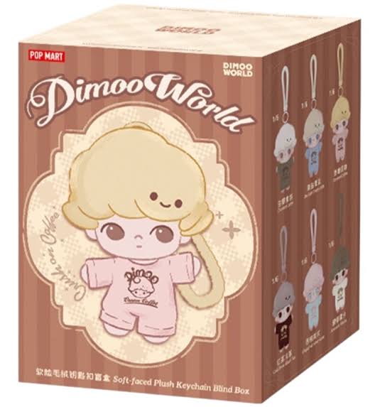 Dimoo Crush on Coffee Series plush pendant