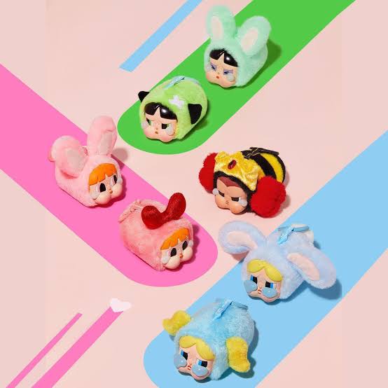 Crybaby Powerpuff Girls plush pendant