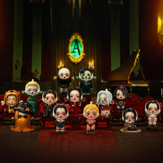 Addams Family x skullpanda figurine